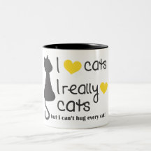 Taza de los amantes del gato de Debbie