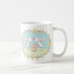 taza de los conejitos de pascua que se besa