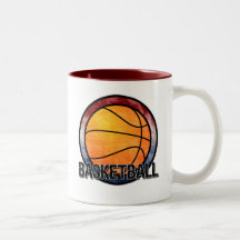 Taza de los E.E.U.U. del emblema del baloncesto