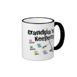 Taza de los encargados del abuelo tazas