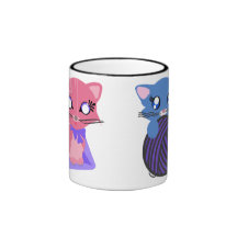 Taza de los gatitos de Rosie y de Skye- Toon