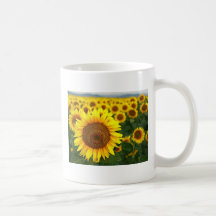 Taza de los girasoles del verano