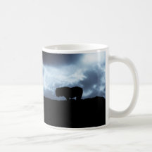 Taza de los humores del potro de Shetland