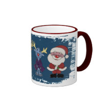 Taza de los iconos del navidad
