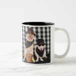 Taza de los laboratorios de los azules