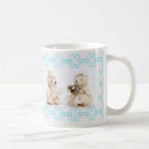Taza de los osos de peluche del boda