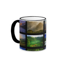 Taza de los paisajes de Azores