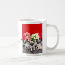 Taza de los perritos del barro amasado de Buon Nat