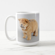 Taza de los perritos del perro chino de perro chin