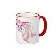Taza de los pescados de la cinta del día de madre