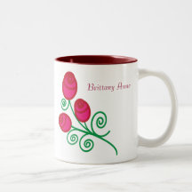 Taza de los rosas del folclore