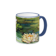 Taza de Lotus del vintage