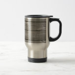 Taza de madera resistida del viaje