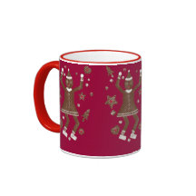 Taza de Martzkin de la galleta del navidad