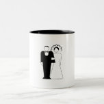 Taza de novia y del novio