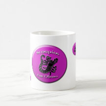 TAZA DE OBAMA DEL ESCORPIÓN