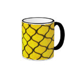 taza de oro de la tela