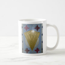 Taza de oro del diamante