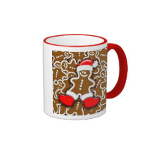 Taza de Papá Noel del pan de jengibre del navidad