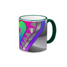 Taza de plata colorida