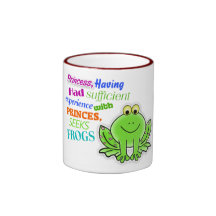 Taza de "princesa Seeks Frogs"