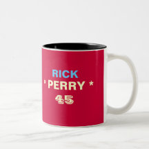 Taza de RICK PERRY 45