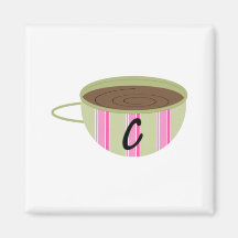 taza de té c imán de frigorífico