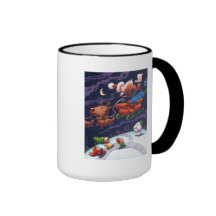 Taza de Trippin de Santa