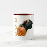 Taza del abucheo del mastín del albaricoque