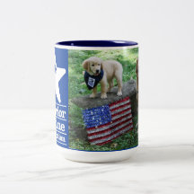 Taza del acebo y del perrito