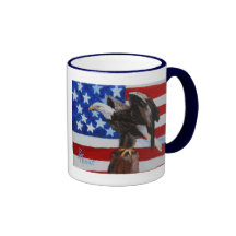 Taza del aceo de Eagle de la libertad