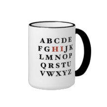 Taza del alfabeto
