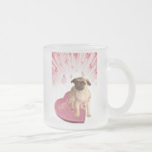 Taza del amor adolescente del barro amasado