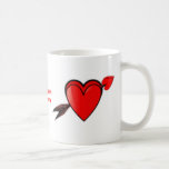 Taza del amor de los corazones