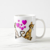 Taza del amor del gato
