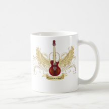 Taza del ángel del rollo de la roca n