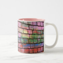 taza del arco de la lluvia