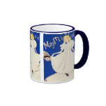 Taza del arte de Lautrec:  Arte francés del vintag
