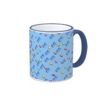 Taza del azul de Pascua