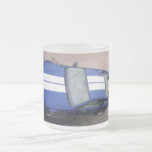 Taza del azul del coche del músculo