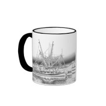 Taza del barco rastreador