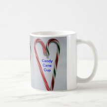 Taza del bastón de caramelo del navidad