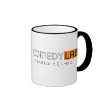Taza del blanco de Comedylab