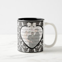 Taza del boda de la elegancia del damasco