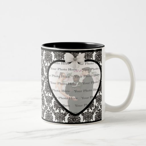Taza del boda de la elegancia del damasco