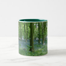 Taza del bosque del Bluebell