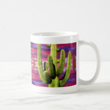Taza del cactus del sudoeste