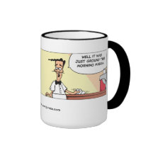 Taza del café molido