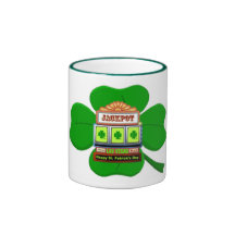 Taza del campanero T del bote de Las Vegas St Patr