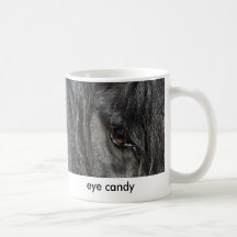 Taza del caramelo del ojo